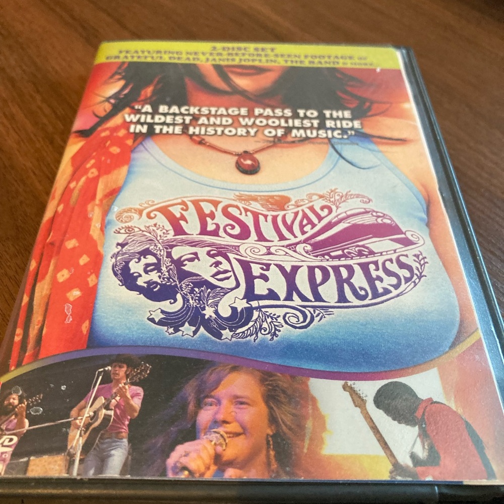 Festival express “vintage classic rock music documentary DVD  hard to find